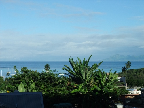 depuis ma terrasse ...