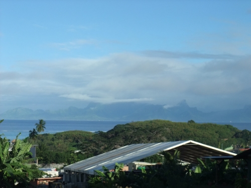 depuis ma terrasse ...