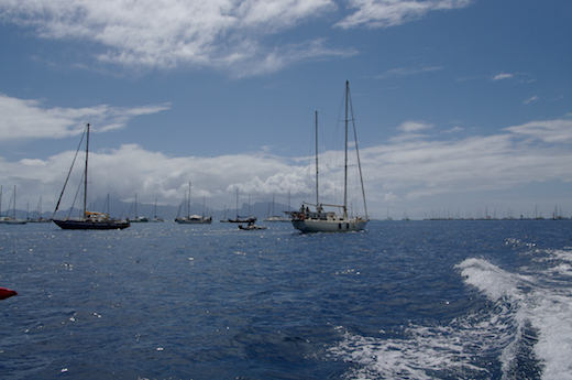 au loin l'île de Moorea, oct 2011 au loin l'île de Moorea