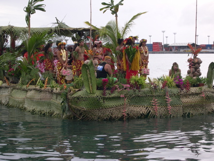 pirogue décorée pirogue décorée