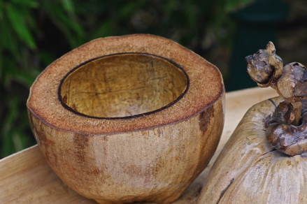 coupe de la noix de coco coupe de la noix de coco