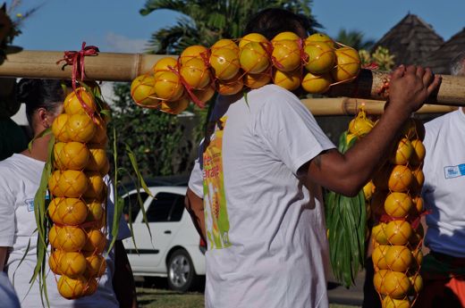 porteur d'oranges