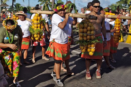 porteuse d'oranges