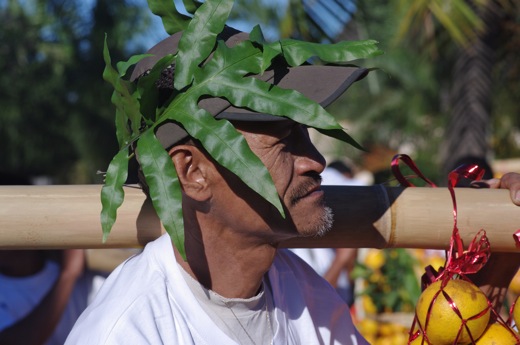 porteur d'oranges