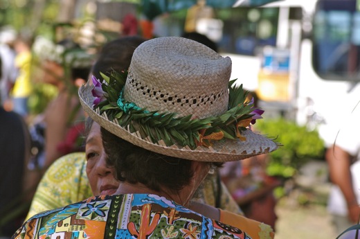 chapeau fleuri
