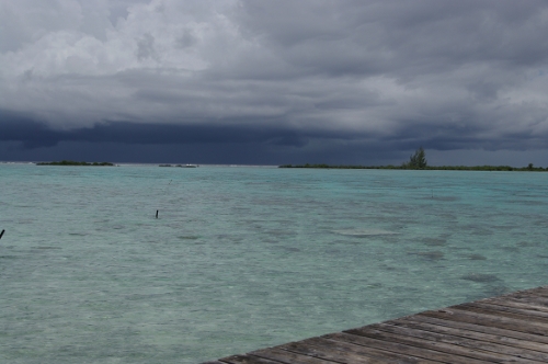 vue lagon depuis le motu