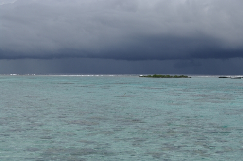 vue lagon depuis le motu