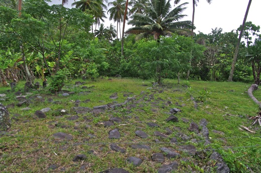 emplacement d'une ancienne habitation, nov 2010 emplacement d'une ancienne habitation
