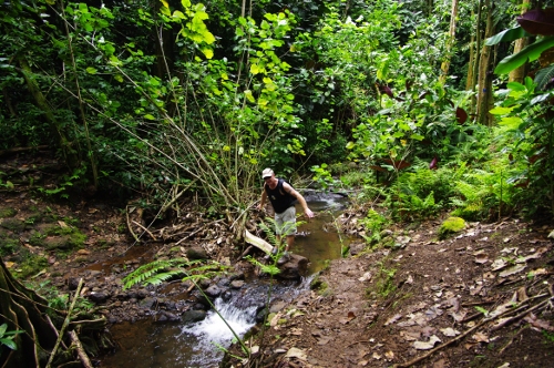 traversée de la rivière