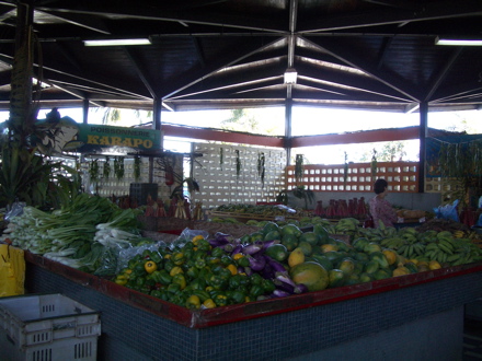 étals marché de Pirae étals marché de Pirae
