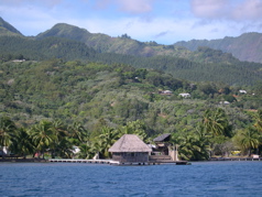 Arue, depuis l'océan