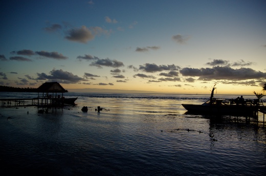 crépuscule sur le lagon crépuscule sur le lagon