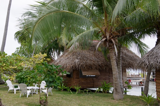 L'arrière du bungalow L'arrière du bungalow