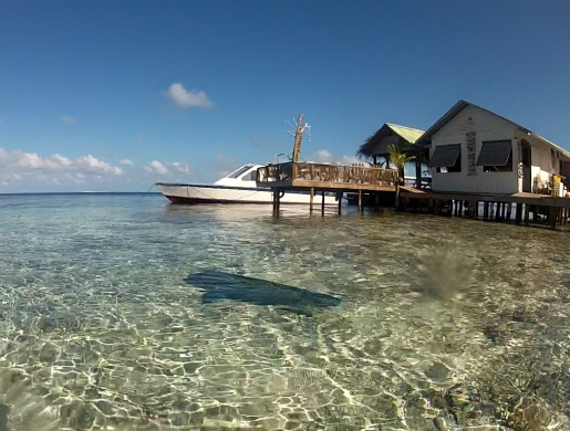 restaurant dela pension Tetamanu