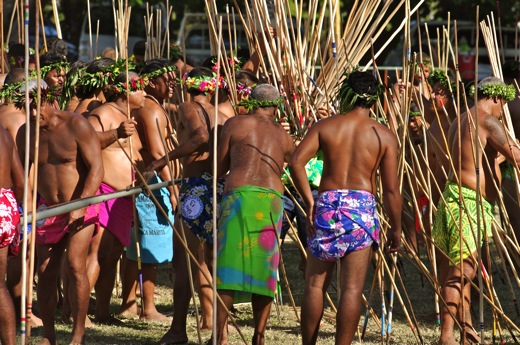 récupération de la noix de coco