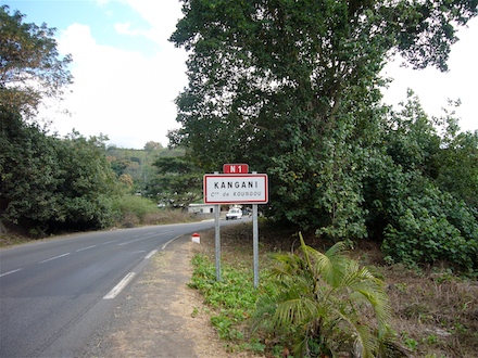 Mayotte : route de Kangani, juillet 2009 Mayotte : route de Kangani