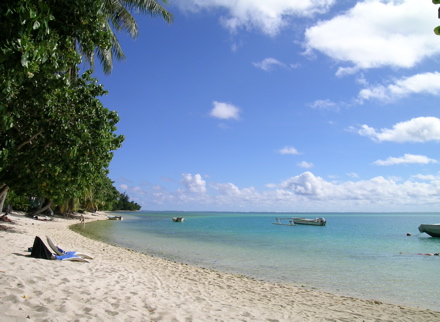 plage de l'hôtel Relais Mahana