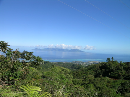 vue Moorea depuis le Mont Marau